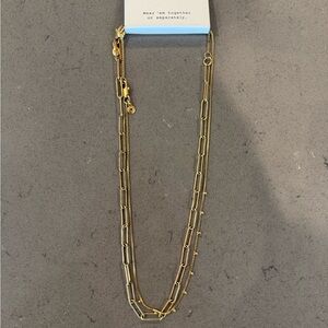 Madewell Gold Layered Necklace Set